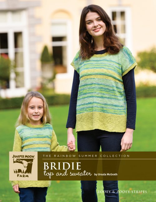 Bridie top and sweater pattern from Juniper Moon Farm