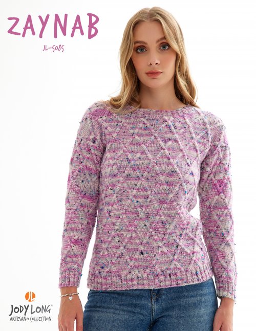 Zaynab Sweater Pattern by Jody Long