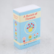 A Bunch of Flowers - Mini Cross Stitch in a Matchbox