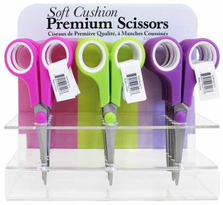 Generic Soft Cushion Premium 8.5 Inch and 5.5 Inch Purple Scissors Set