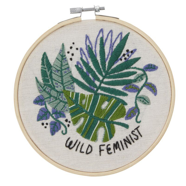 Wild Feminist DIY Embroidery Kit