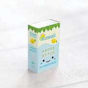 Kawaii Lemon Cross Stitch Kit - Mini Cross Stitch in a Matchbox