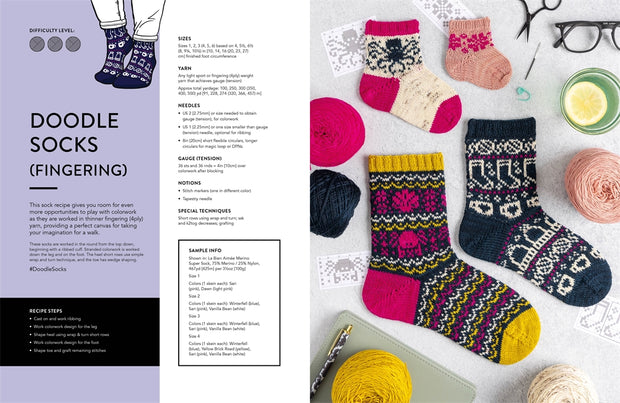 The Doodle Knit Directory 200 Mix & Match Motifs and Patterns For Knitted Accessories by Jamie Lomax