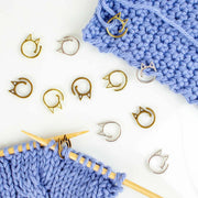 Cat Clips - Simple Removable Stitch Markers by Twice Sheared Sheep