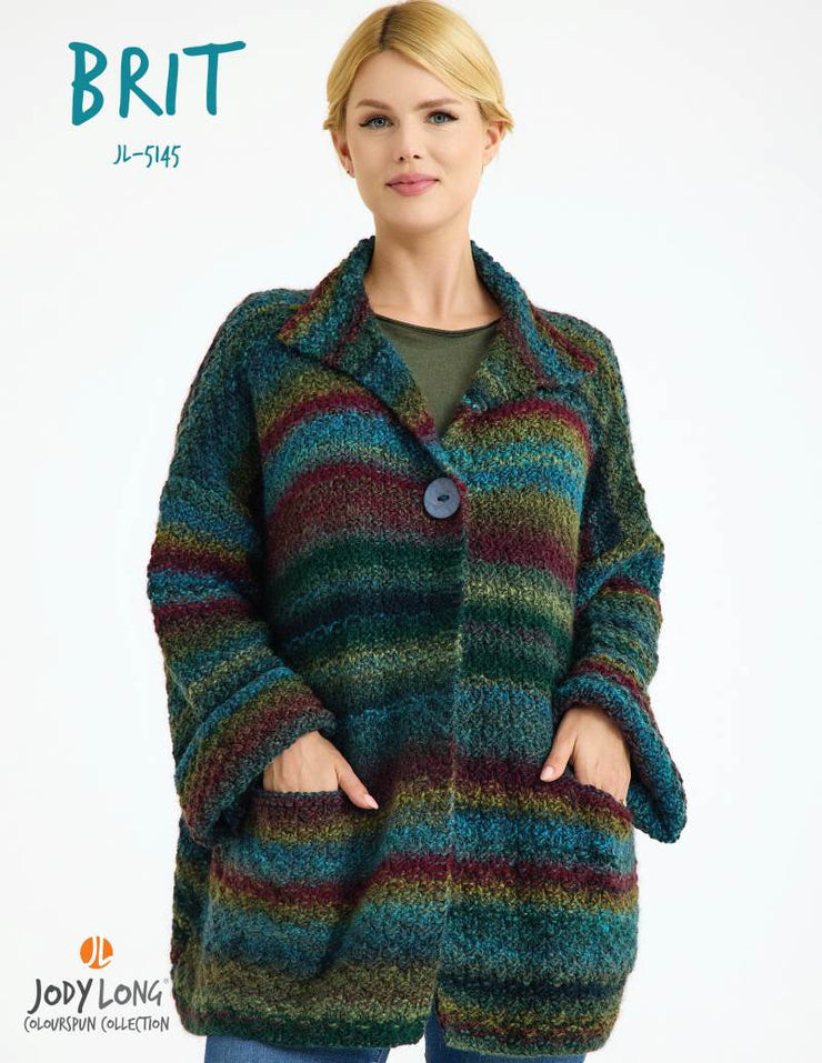 Brit Cardigan Pattern by Jody Long