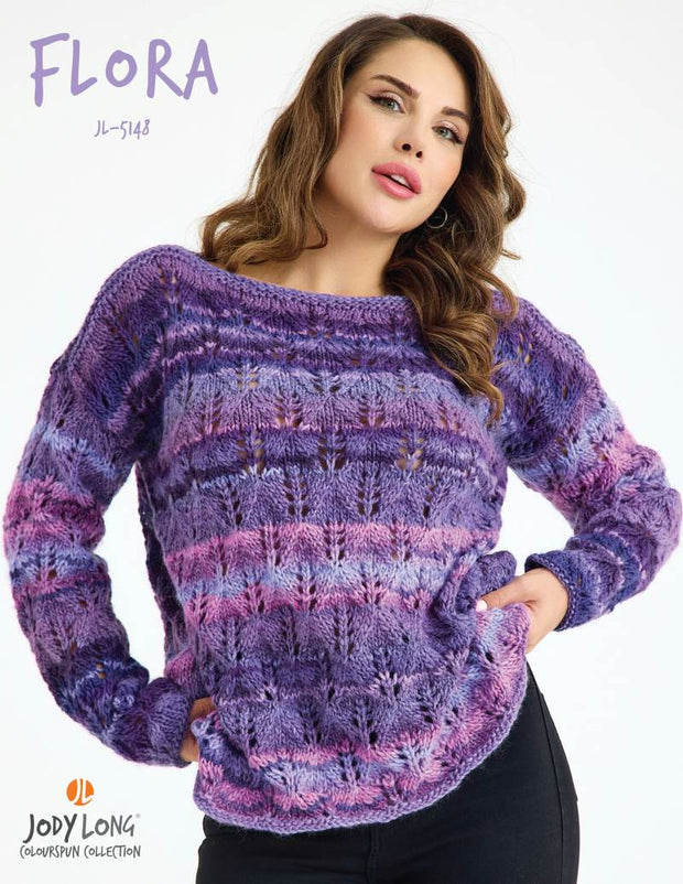 Flora Sweater Pattern by Jody Long