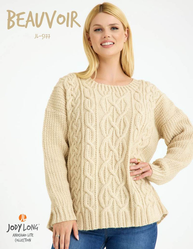 Beauvoir Sweater Pattern by Jody Long