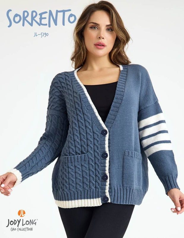 Sorrento Cardigan Pattern by Jody Long