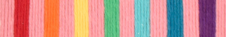 Rainbow Cake Organic Cotton Yarn by Queensland