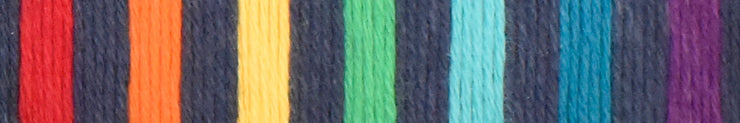 Rainbow Cake Organic Cotton Yarn by Queensland