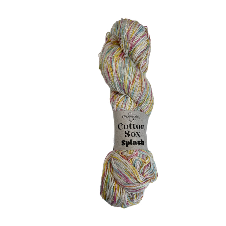 Cotton Sox Splash Yarn by Cascade Yarns