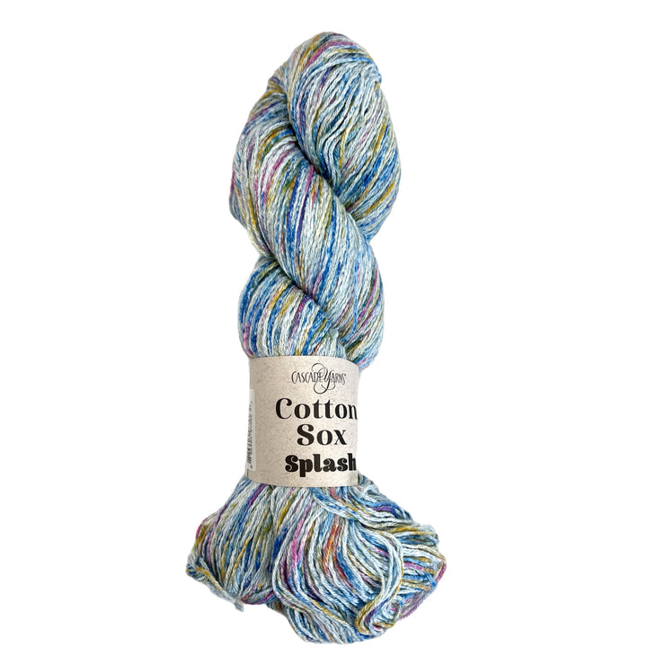 Cotton Sox Splash Yarn by Cascade Yarns