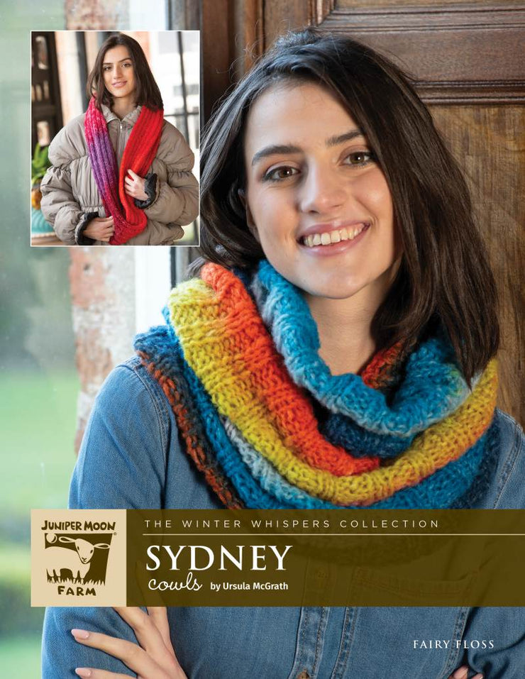 Sidney Cowls Pattern by Ursula McGrath for Juniper Moon Farm Fairy Floss Yarn