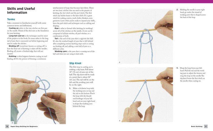 Super Easy Knitting for Beginners by Carri Hammett