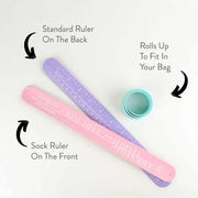 Sock Sizing Ruler - Sock Knitting Bracelet Ruler by Twice Sheared Sheep