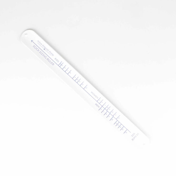 Sock Sizing Ruler - Sock Knitting Bracelet Ruler