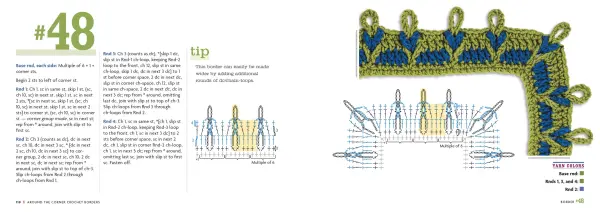 Around The Corner Crochet Borders by Edie Eckman