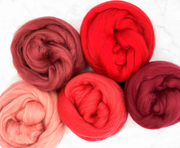 Merino Wool Roving 250g Mix Pack Solid Colors