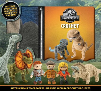 Beginner Crochet Kit Dinosaurs Learn How to Crochet Kit Easy