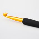 Gold Aluminium Crochet Hook by KnitPro