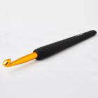 Gold Aluminium Crochet Hook by KnitPro