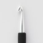 Silver Soft Feel Aluminium Crochet Hook by KnitPro