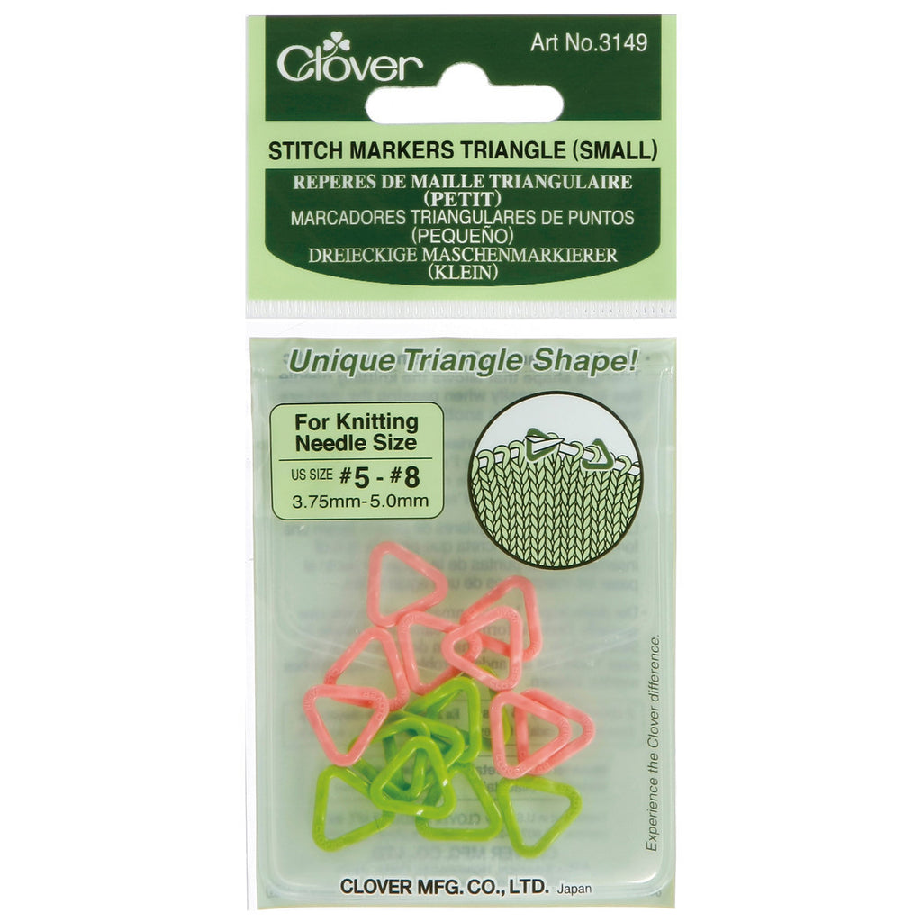 Clover Quick Locking Stitch Markers - Medium 20/Pkg