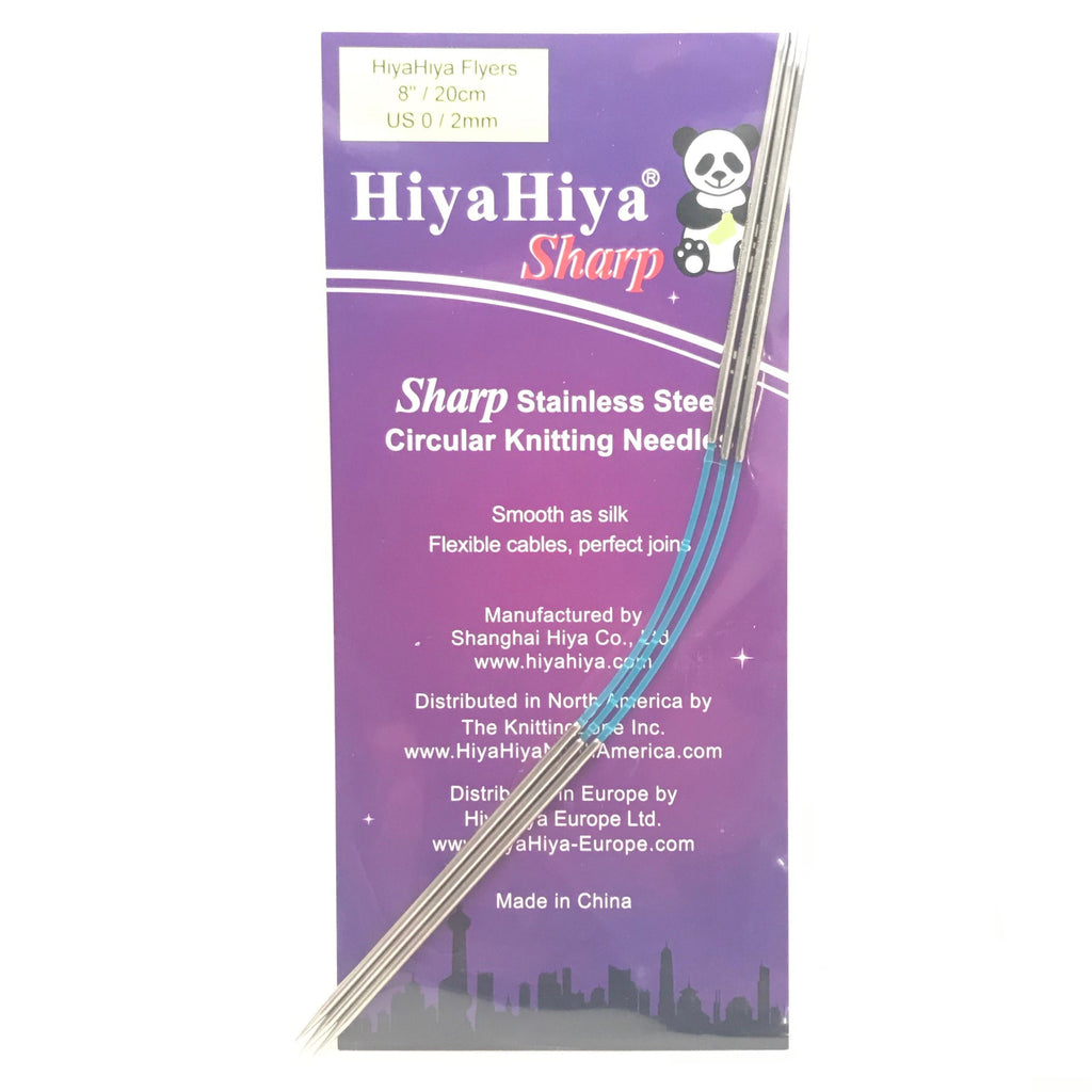Hiyahiya 9 Circular Needle 9 Sharps US 0, 1 1.5, 2, 2.5, 3, 4 5 6, 7 8 9  Sharps Steel Circular Knitting Needles Hiyahiya 9 Inch Circulars -   Norway