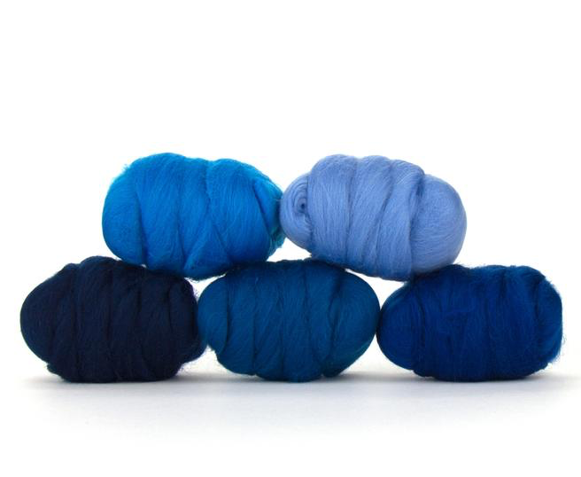 250g Wool Roving Yarn, Fiber Roving Wool Top, Wool Felting, 100% Pure Wool,  Chunky Yarn, Spinning Wool Roving for Needle Felting Wet Felting DIY Hand  Spinning 